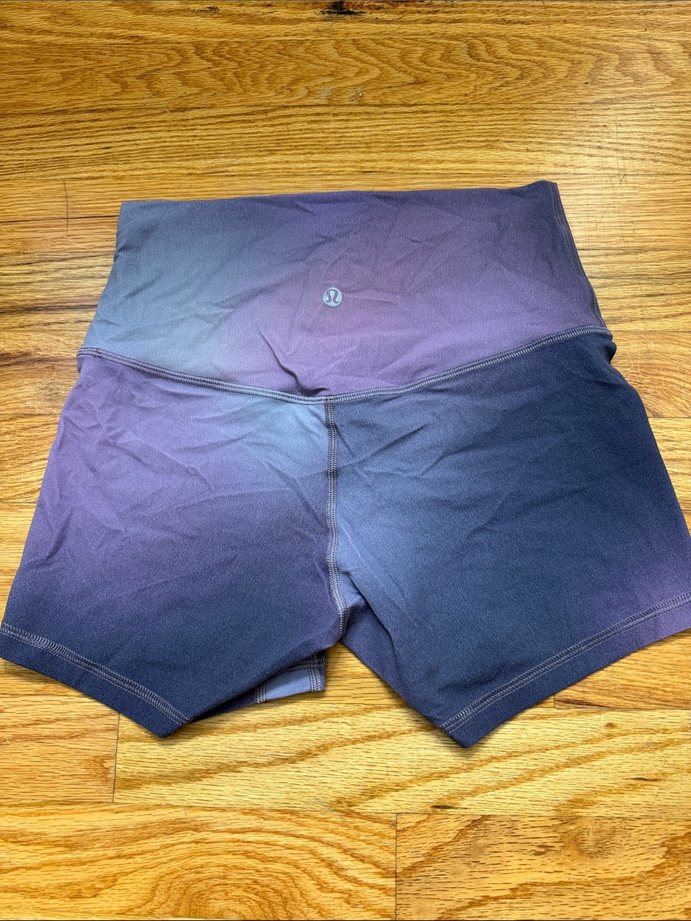 lululemon athletica Purple Ombre High-Rise Athletic Shorts